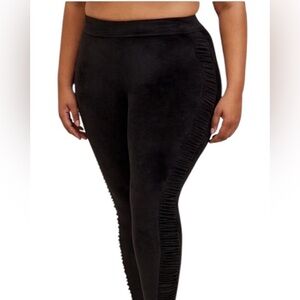 Torrid Black Ruched Leggings